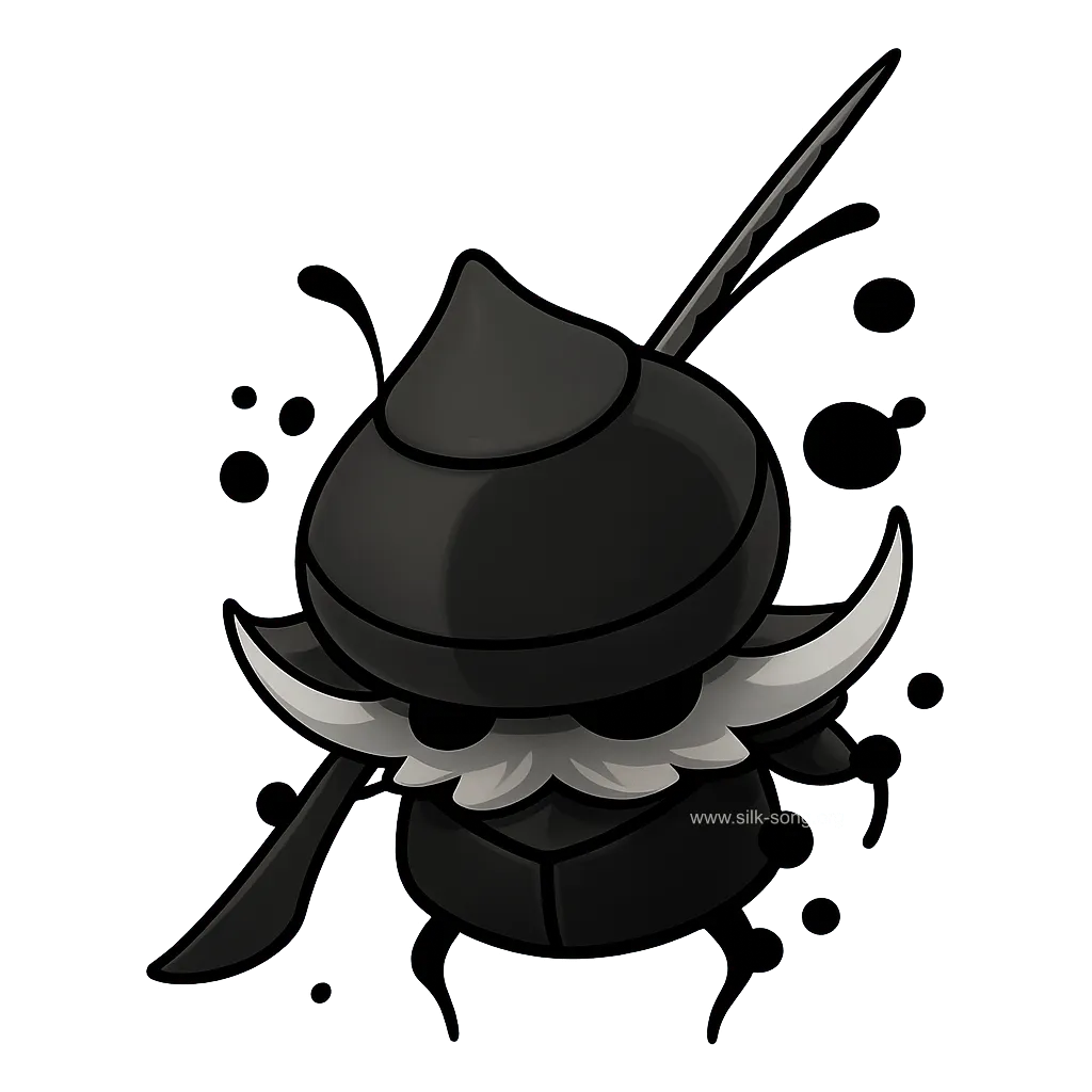 Old Knight Consumed by Black Thread